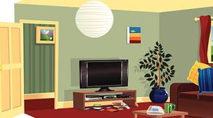 My house.Living room. 3 grade