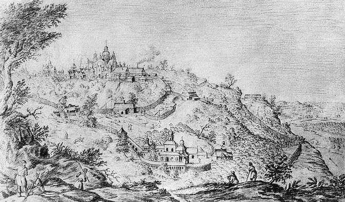 Києво Печерська Лавра у 1651 році (старі фотографії)
