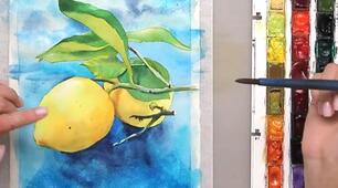 Презентація  майстер класу "Лимони" з  образотворчого мистецтва 5кл.