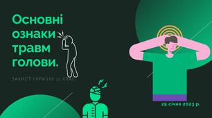Захист України. Презентація Основні ознаки травм голови