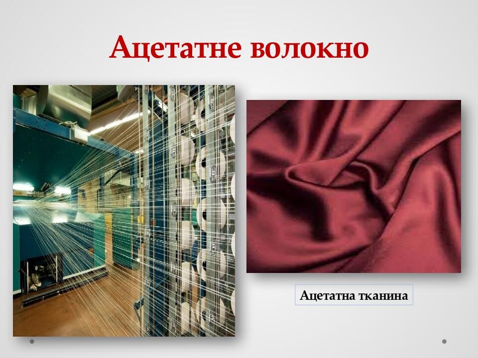 Ацетатне волокно Ацетатна тканина