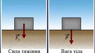  Сила тяжіння. Вага. Невагомість.