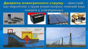 Електричний струм. Джерела електричного струму.