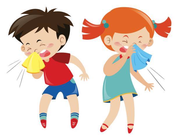 Clip Art Of Child Sneezing Illustrations, Royalty-Free Vector Graphics & Clip Art - iStock