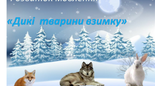 Розвиток мовлення. Середня група. "Дикі тварини взимку"