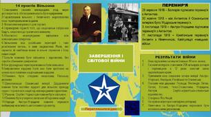 Завершення Першої світової війни (ілюстративний матеріал)