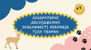 Лабораторне дослідження особливостей покривів тіла тварин.