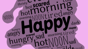 Хмара слів до теми "We are happy"