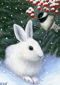❧ Illustrations Petits lapins ❧