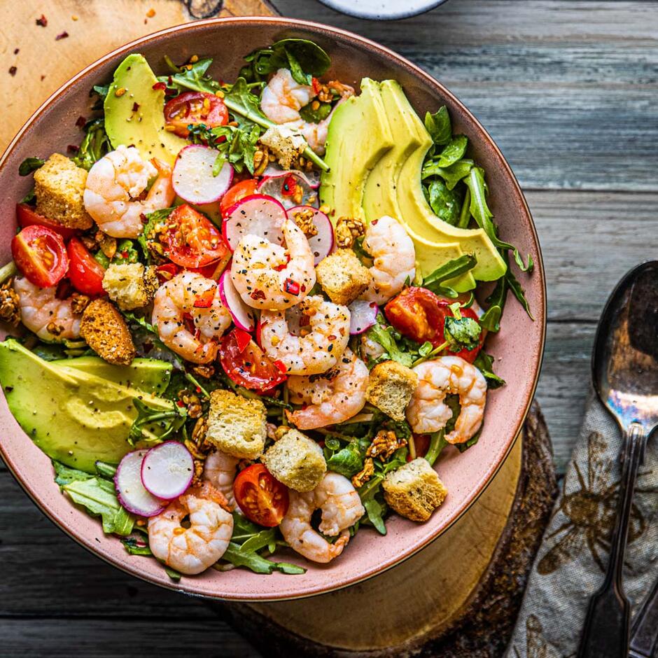 Prawn Salad Recipe | Recipes from Ocado