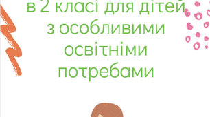 Звіт. Звіт роботи асистента вчителя в 2 класі для дітей з особливими освітніми потребами