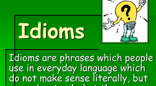 Презентація " Idioms in everyday speech"