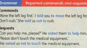 6.4 Reported commands ans requests