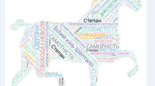 Інтерактивна вправа "Хмаринка слів" за твором В.Дрозда "Білий кінь Шептало",8 клас.