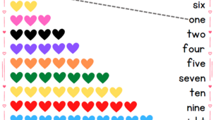 День Святого Валентина St. Valentines Day: colours, numbers (розробка для уроків в початковій школі)