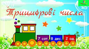 Діагностувальна робота: Вивчаємо трицифрові числа