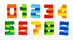 Вивчаємо цифри з LEGO
