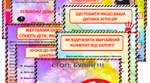 Папка - пересувка "Булінг, його види"