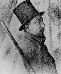 Портрет Поля Синьяка, 1890 - Жорж Сёра - WikiArt.org