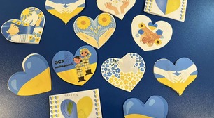 Валентинки-сердечки для військових на українську тематику