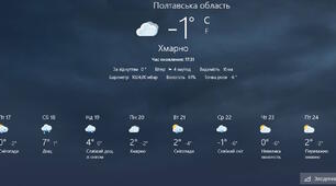 Погода, її елементи, мінливість