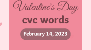 Valentines Day cvc words