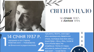 Євген Гуцало. Лінія часу. Життя та творчість.