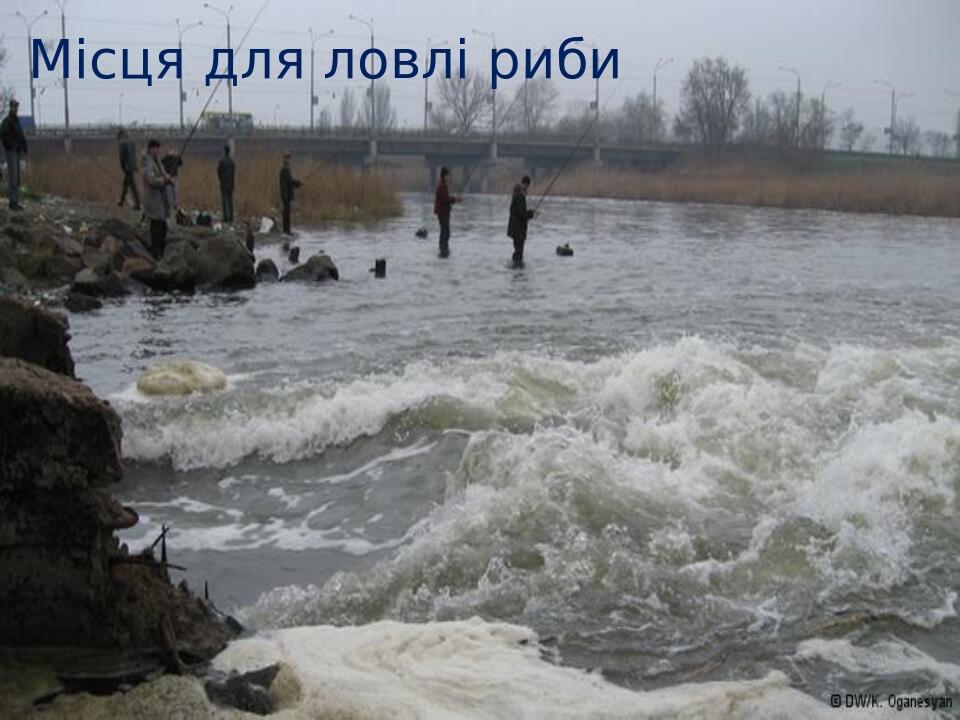 Місця для ловлі риби