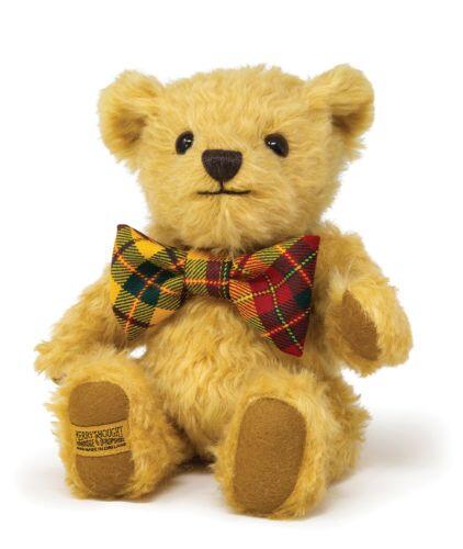 Felix Teddy Bear | British Teddy Bear with Tartan Bow