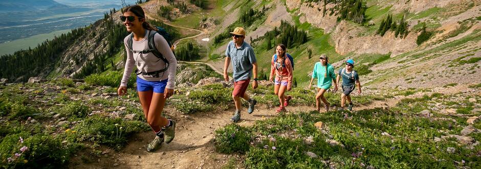 Hiking in Teton Village - Jackson Hole Mountain Resort