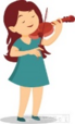 Musical Instruments Clipart - young-female-musician-playing-musical -instrument-violin-clipart-9089 - Classroom Clipart
