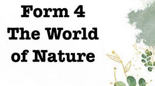 Form 4. The World of Nature. Діагностувальна робота