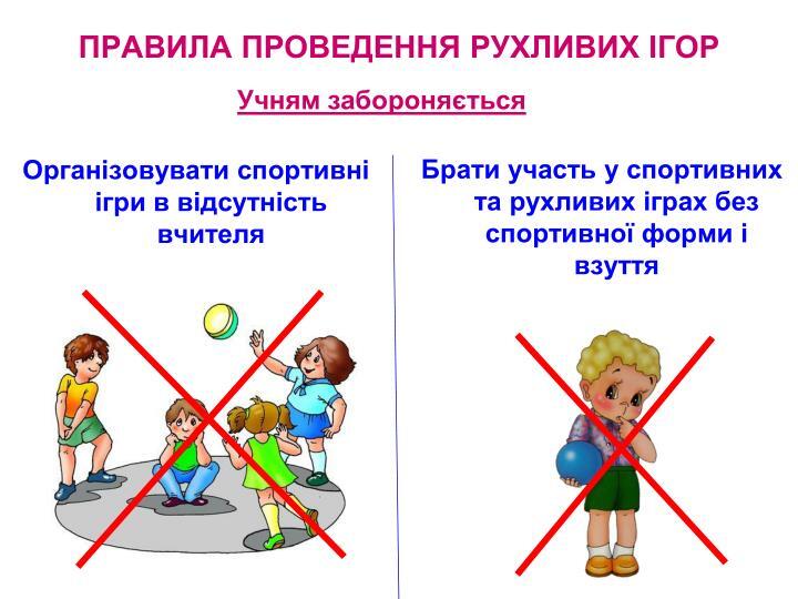ІБЖ.Правила безпеки на уроках рухливих ігор.Навчити техниці рухливих ігор  на розвиток спритності та уваги: Заборонений рух,Потримай м*яч | Урок на 3  завдання. Фізична культура