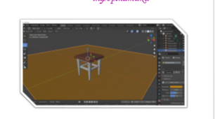 Практична робота "BLENDER. 3D. Моделювання табуретки "