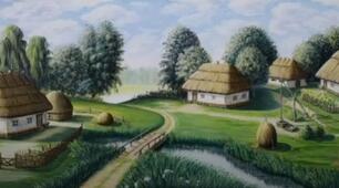 Село, хутір, місто, містечко як середовище українського культуротворення. Народна архітектура стародавнього українського села