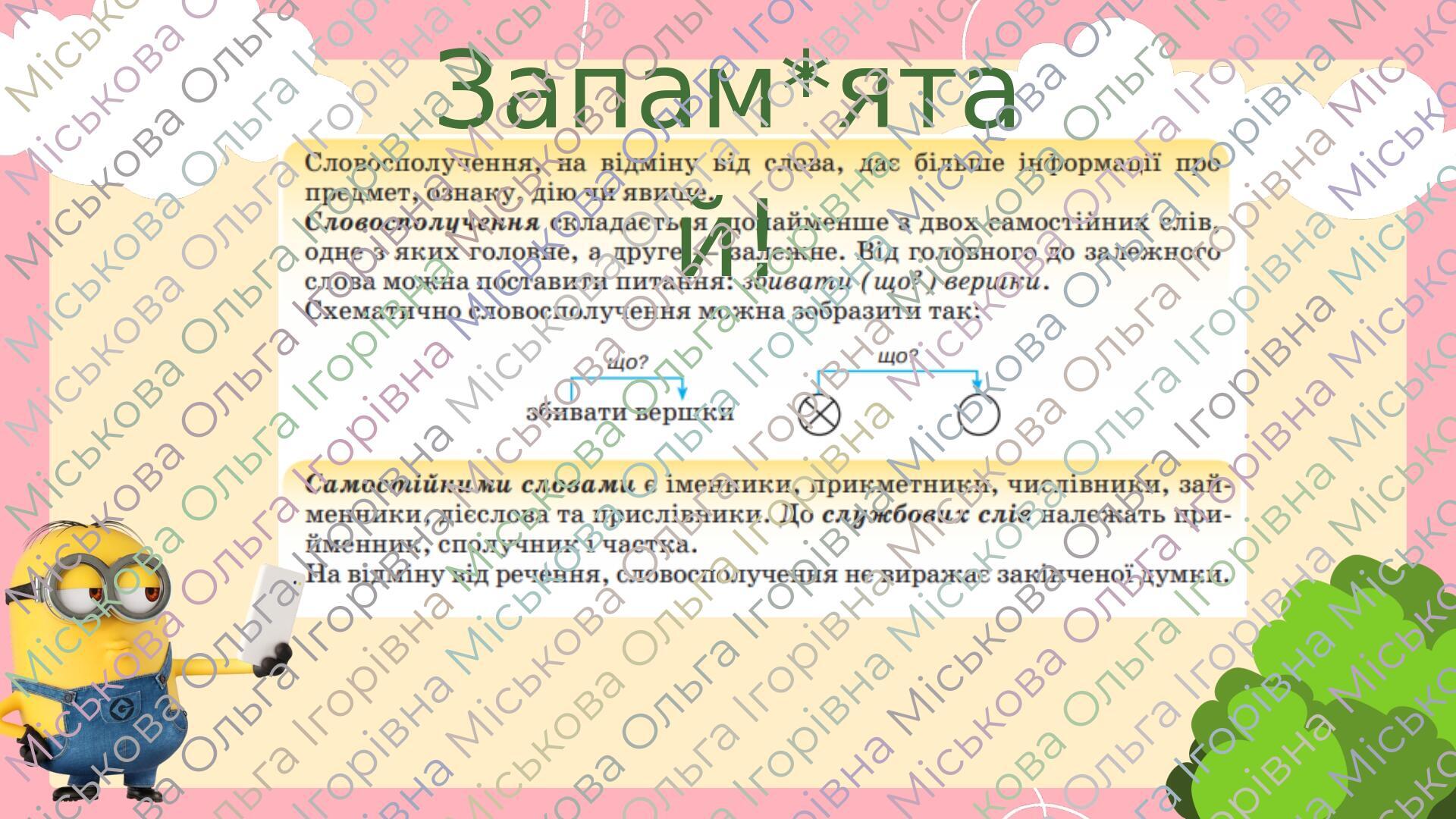 Презентація-конспект "Словосполучення" 5 клас НУШ | Презентація ...