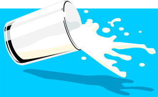 Glass Of Milk Clip Art drawing free image download