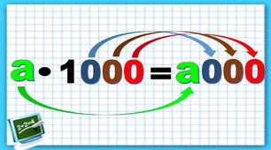 Множення чисел на 1000