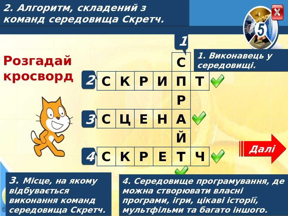 Графічний редактор середовища Скретч 5клас НУШ. Презентація ...
