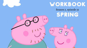Робочий зошит на тему "Весна- Spring" за мотивами мультфільму Peppa Pig
