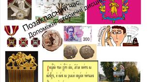 Позакласний час.   Допоміжні історичні дисципліни