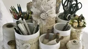 Апсайклінг.Ідеї з картонних втулок.