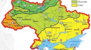 Практична робота №15 . Складання порівняльної характеристики природних зон України (мішаних лісів і степу)
