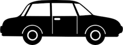 Black Car Silhouette - Car Clipart Transparent Background | Full Size PNG Download | SeekPNG