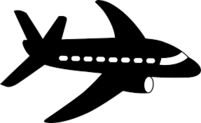 Free Black Airplane Cliparts, Download Free Black Airplane Cliparts png images, Free ClipArts on Clipart Library