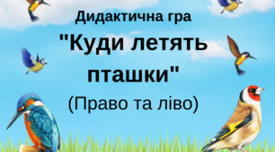 Дидактична гра " Куди летять пташки"