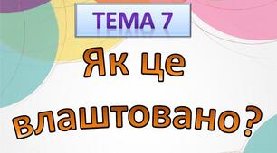 Презентації з української мови 4 клас до підручника Ганни Остапенко за темою "Як це влаштовано?"