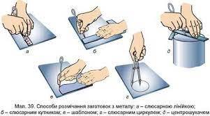 Особливості просторового розмічання деталей виробу.
