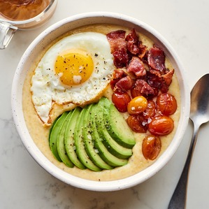 Grits and Eggs Recipe (with Bacon, Tomato, and Avocado) | Kitchn