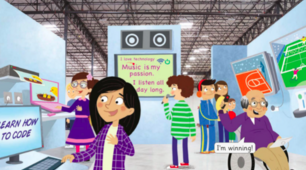  Academy stars 4-Unit7 -Technology time-vocabulary&grammar